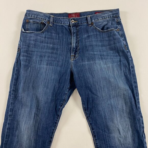 Lucky Brand 429 Classic Straight Jeans Mens 38 x 30 Measures 36 x 27.5 Blue - Picture 2 of 12